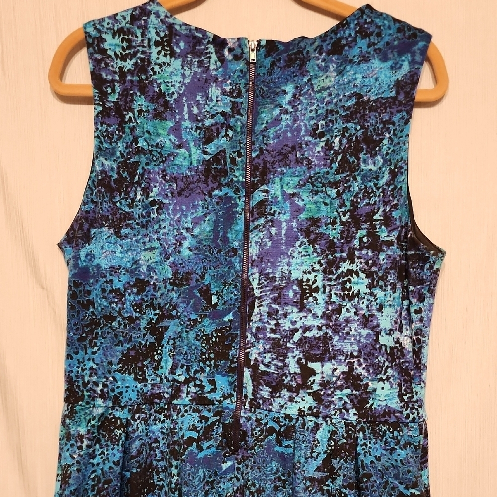 Mossimo Supply Co Blue Sleeveless A-line Mini Dress - Picture 6 of 7